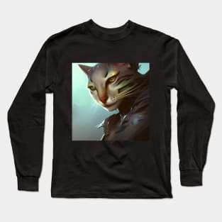 Cat Warrior Long Sleeve T-Shirt